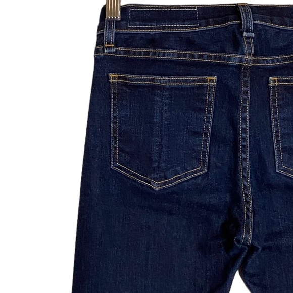 Rag and Bone High Rise Skinny Jean Dark Blue Wash Stretch 25 - Picture 10 of 16